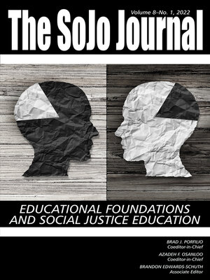 cover image of The SoJo Journal, Volume 8, Issue 1